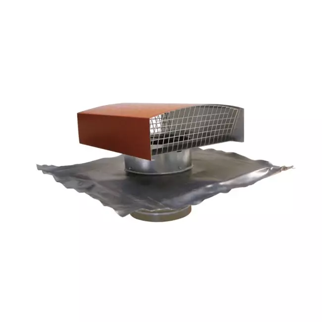 Econox CTM dakdoorvoer Ø 160mm aluminium rood met indekstuk