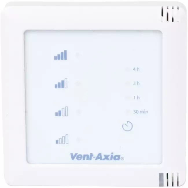 Vent-Axia Multihome draadloze 4-standenschakelaar met batterij - Wit - SSU-B