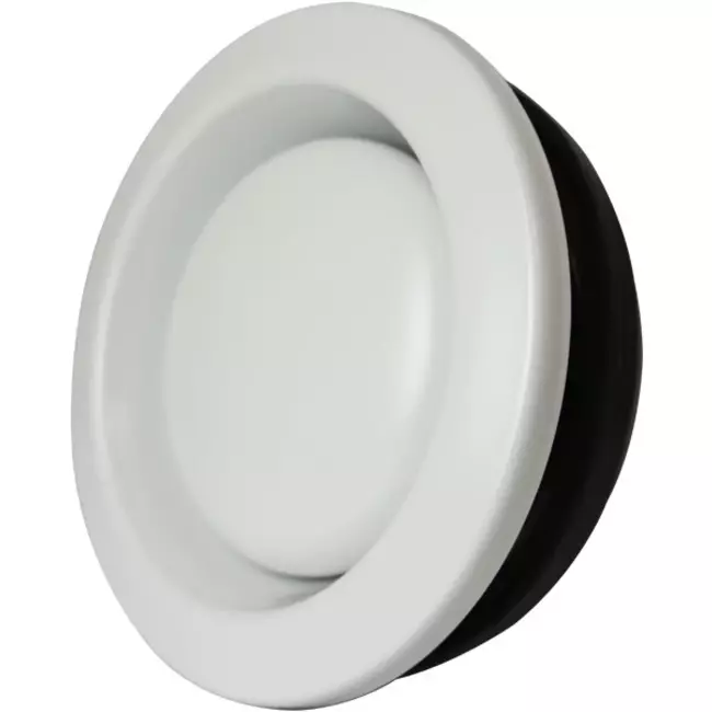 Zehnder ventilatie afvoerventiel metaal 125 mm wit