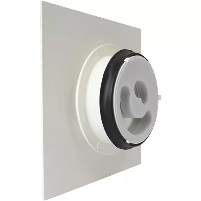 Vasco design plafondventiel luxe vierkant recht (incl. smiley)