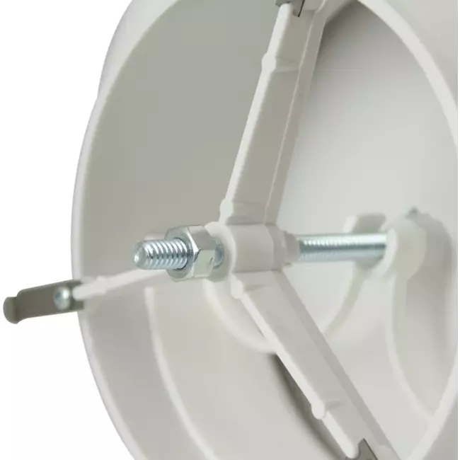 Ventilatie toevoerventielen kunststof 125 mm RAL 9003 met klemveren en schone sector - VST125