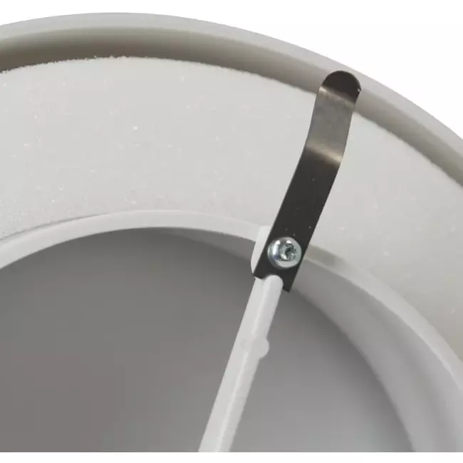 Ventilatie toevoerventielen kunststof 125 mm RAL 9003 met klemveren en schone sector - VST125