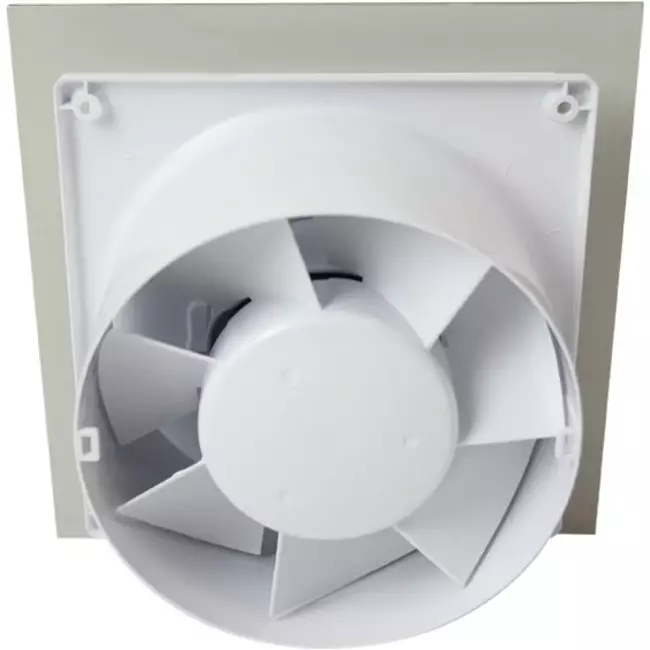 Air Roxy badkamerventilator met aansluitdiameter 125 mm met timer - front goud aluminium