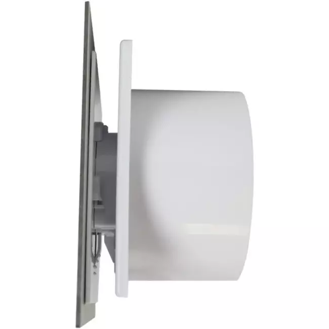 Air Roxy badkamerventilator met aansluitdiameter 125 mm met timer - front goud aluminium
