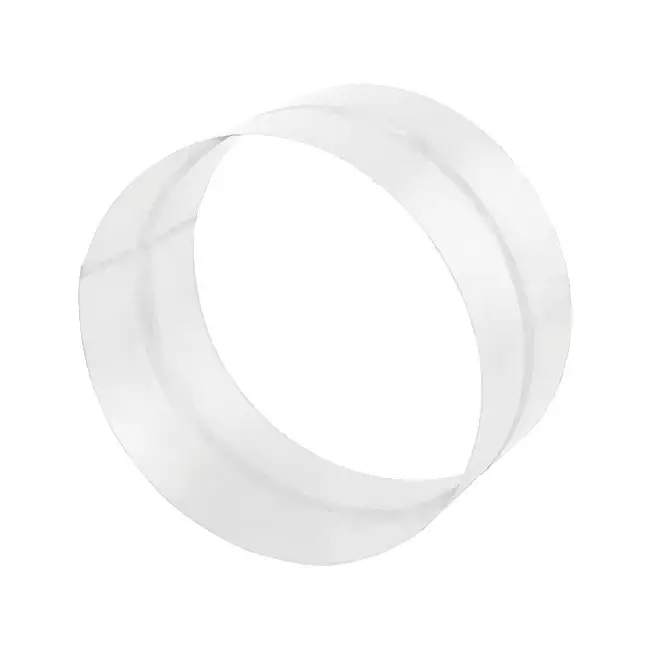 Raccord femelle pour raccords spiralés Ø 100 mm - sur mesure RAL9010