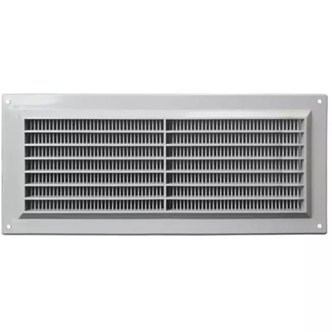 Ventilatierooster rechthoekig met grill 130x300 grijs  - VR1330P