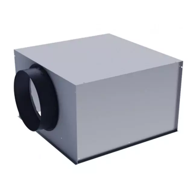 Plénum non isolé pour diffuseurs carrés à jet hélicoïdal 494x494 mm (WP100S)