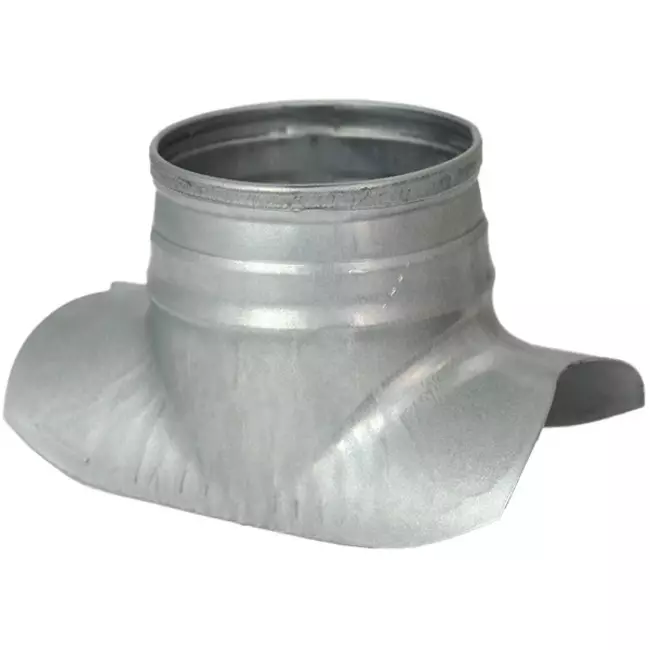 Zadelstuk Ø 80mm - 80mm (90°) - Gegalvaniseerd (niet SAFE)