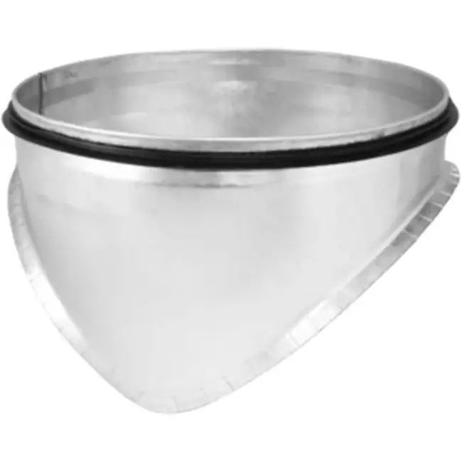 Zadelstuk Ø 355/400mm - 400mm (90°) - Gegalvaniseerd