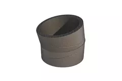 Ubbink Aerfoam 15 graden bocht 160 mm
