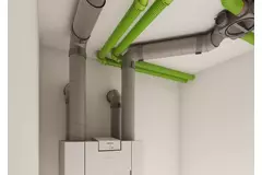 Ubbink WTW wandunit Ubiflux Vigor W325 4/0 rechts enthalpie