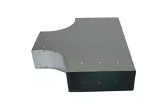 T-stuk 90 graden 170x80 mm - 170x80 mm tbv instortkanaal
