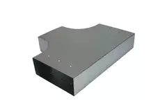 T-stuk 90 graden 170x80 mm - 170x80 mm tbv instortkanaal