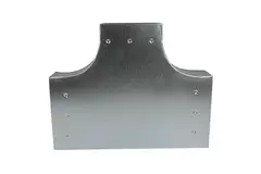 T-stuk 90 graden 170x80 mm - 170x80 mm tbv instortkanaal