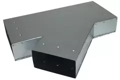 T-stuk 45 graden 220x80 mm - 170x80 mm tbv instortkanaal