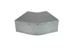 Bocht 45 graden 170x80 mm horizontaal tbv instortkanaal