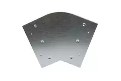 Bocht 45 graden 170x80 mm horizontaal tbv instortkanaal