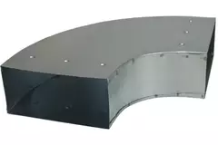 Bocht 90 graden 170x80 mm horizontaal tbv instortkanaal