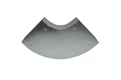 Bocht 90 graden 170x80 mm horizontaal tbv instortkanaal