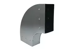 Bocht 90 graden 170x80 mm horizontaal tbv instortkanaal