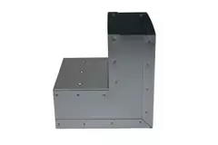 Bocht 90 graden 170x80 mm verticaal tbv instortkanaal