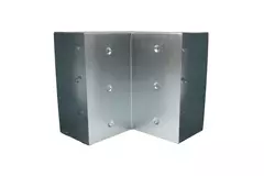 Bocht 90 graden 170x80 mm verticaal tbv instortkanaal