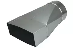 Verloopstuk 170x80 mm naar diameter 125 mm tbv instortkanaal
