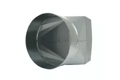 Verloopstuk 170x80 mm naar diameter 125 mm tbv instortkanaal