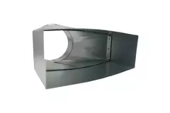 Verloopstuk 170x80 mm naar diameter 125 mm tbv instortkanaal