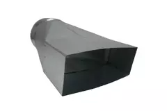 Verloopstuk 170x80 mm naar diameter 125 mm tbv instortkanaal