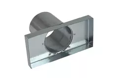 Deksel 170x80 mm met aansluiting diameter 80 mm tbv instortkanaal