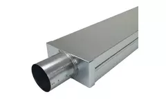 Deksel 170x80 mm met aansluiting diameter 80 mm tbv instortkanaal