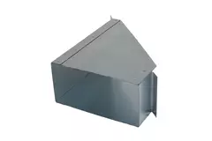 Zijaansluiting 170x80 mm 45 graden voor rechthoekig instortkanaal