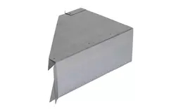 Zijaansluiting 170x80 mm 45 graden voor rechthoekig instortkanaal