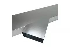 Zijaansluiting 170x80 mm 45 graden voor rechthoekig instortkanaal