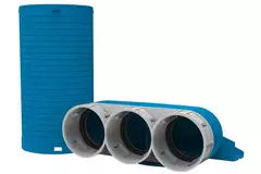 Vent-Axia Uniflexplus ventielcollector 3 x Ø69mm met speciedeksel Ø125mm