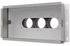 Vent-Axia Uniflexplus muurcollector achteraansluiting Geïsoleerd 3 x Ø69mm voor instortkanaal 300 x 150mm