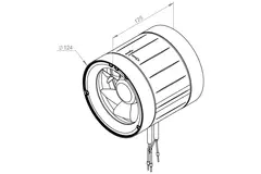 Ventilateur de gaine 125mm flux mixte ETAMASTER - EM 125 EC 02
