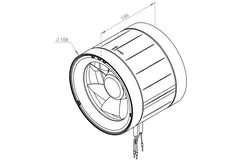 Buisventilator 160mm mixed-flow ETAMASTER - EM 160 EC 02