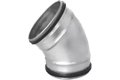 Ronde spiro bocht 45° Ø 125mm voor spirobuis