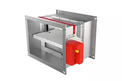 Brandklep rechthoekig eindeloopcontact - E-FD40 1400x800 R S