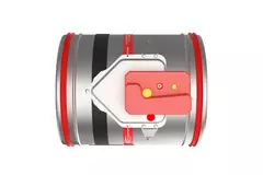 Clapet coupe-feu rond 250 mm à commande manuelle - E-FDC25 D250 R