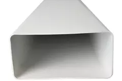 Rechthoekig kunststof ventilatiekanaal 110x55 lengte= 1 meter - K-1