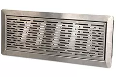 Grille de sol à fentes réglables Vent-Axia Uniflexplus - acier inoxydable brossé - VRVBS