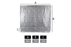 Afdekhoes voor buitenunits large 860 x 700 x 350 mm