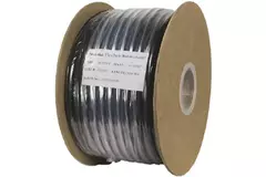 Soepele zwarte rubberkabel 5 x 2,5 voor buiten, rol 50 meter