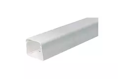 Climaplus montagekanaal 70 x 55 mm Ral 9010 Wit. lengte 1,5 meter