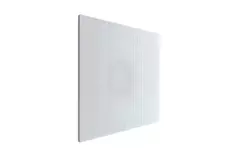 Geperforeerd instelbaar plafondrooster voor toevoer 594x594 - transitiestuk voor bovenaansluiting Ø 125 mm