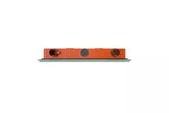 Ergovent instucbaar frameloos lijnrooster 1000 mm met aansluitdiameter 75 mm - profiel