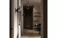 Ergovent instucbaar frameloos lijnrooster 1050 mm met aansluitdiameter 75 mm - modulair - 1 sleuf